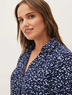 Dresses^Phase Eight Abigail Spot Swing Dress Navy