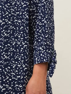 Dresses^Phase Eight Abigail Spot Swing Dress Navy