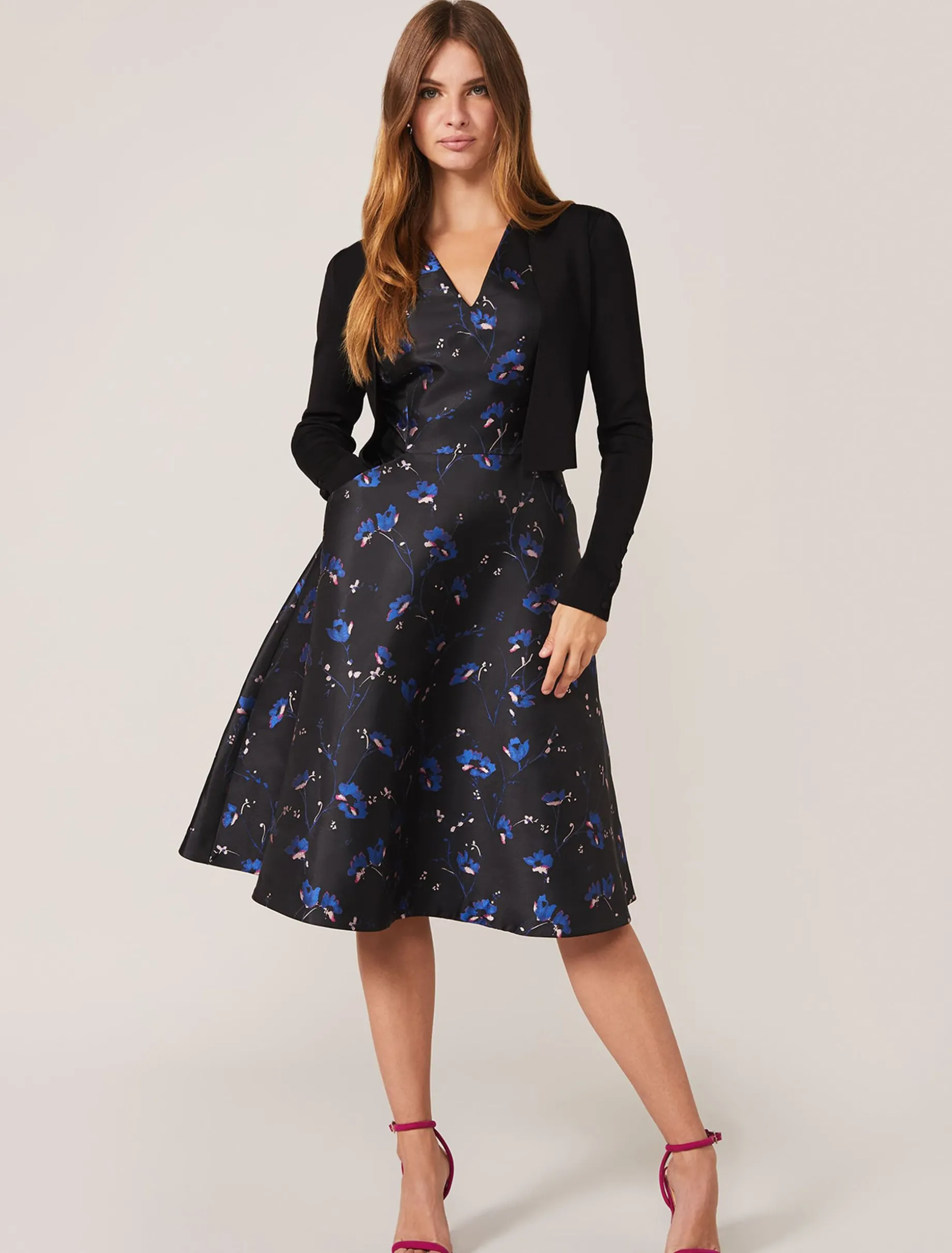 Jackets^Phase Eight Adah Knitted Occasion Jacket Black