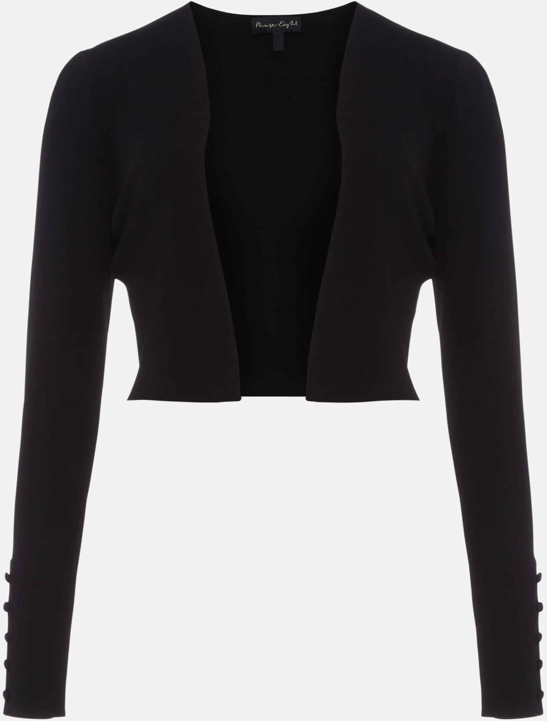 Jackets^Phase Eight Adah Knitted Occasion Jacket Black