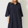 Dresses^Phase Eight Addilyn Denim Swing Dress Indigo