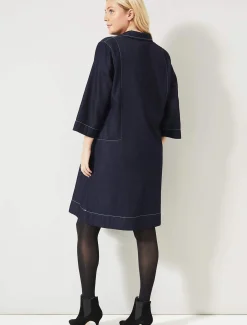 Dresses^Phase Eight Addilyn Denim Swing Dress Indigo
