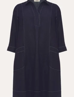 Dresses^Phase Eight Addilyn Denim Swing Dress Indigo