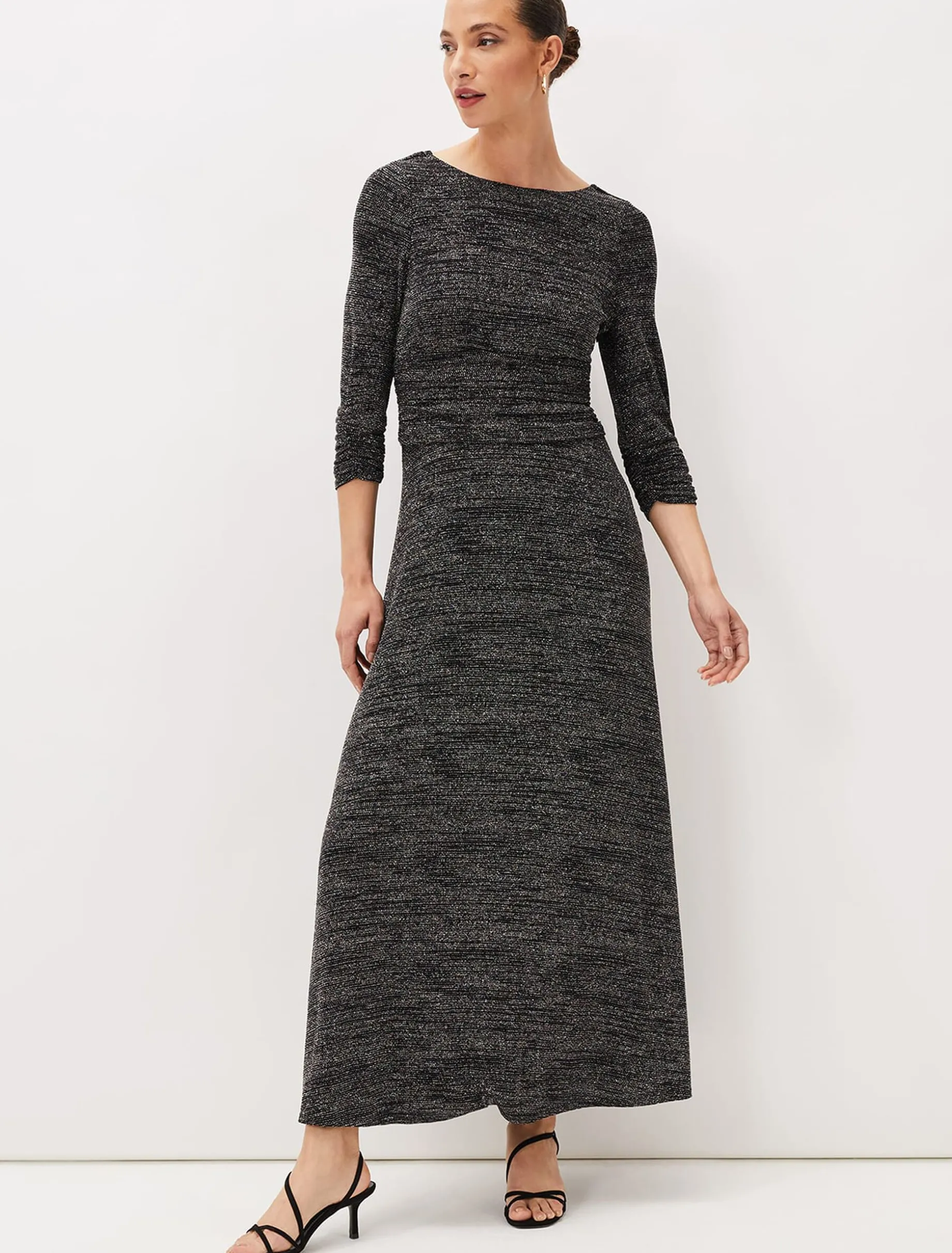 Dresses^Phase Eight Addyson Sparkle Maxi Dress Black/Multi