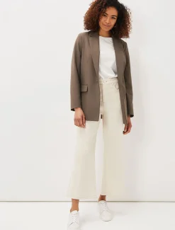 Jackets^Phase Eight Adela Soft Blazer Khaki