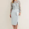 Dresses^Phase Eight Adeline Double Layer Dress Eau De Nil