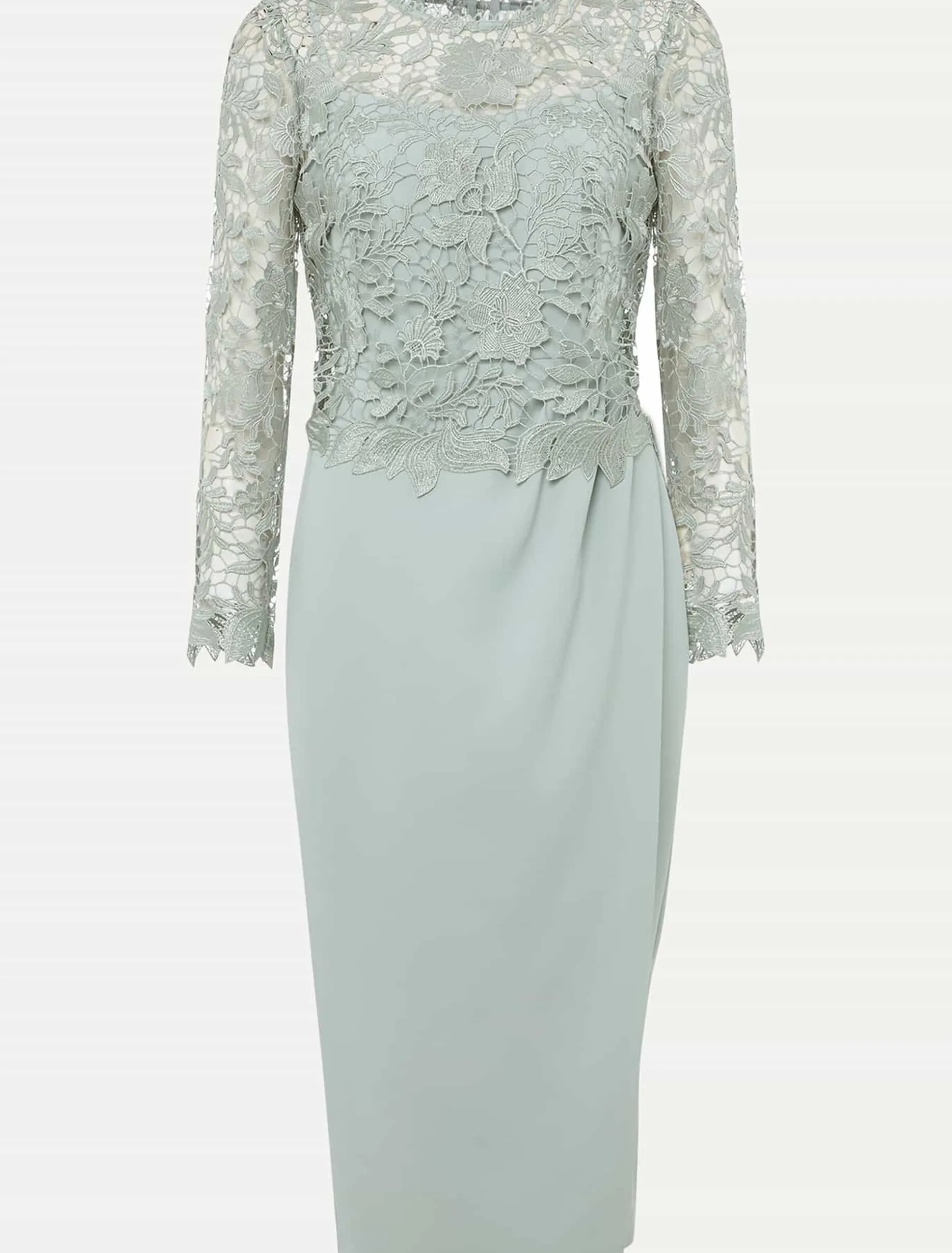 Dresses^Phase Eight Adeline Double Layer Dress Eau De Nil