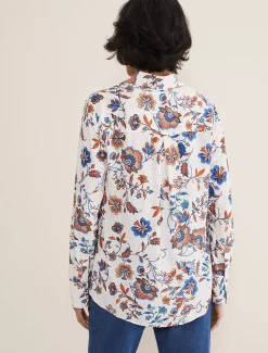 Shirts & Blouses^Phase Eight Adriel Floral Shirt Cream/Multi