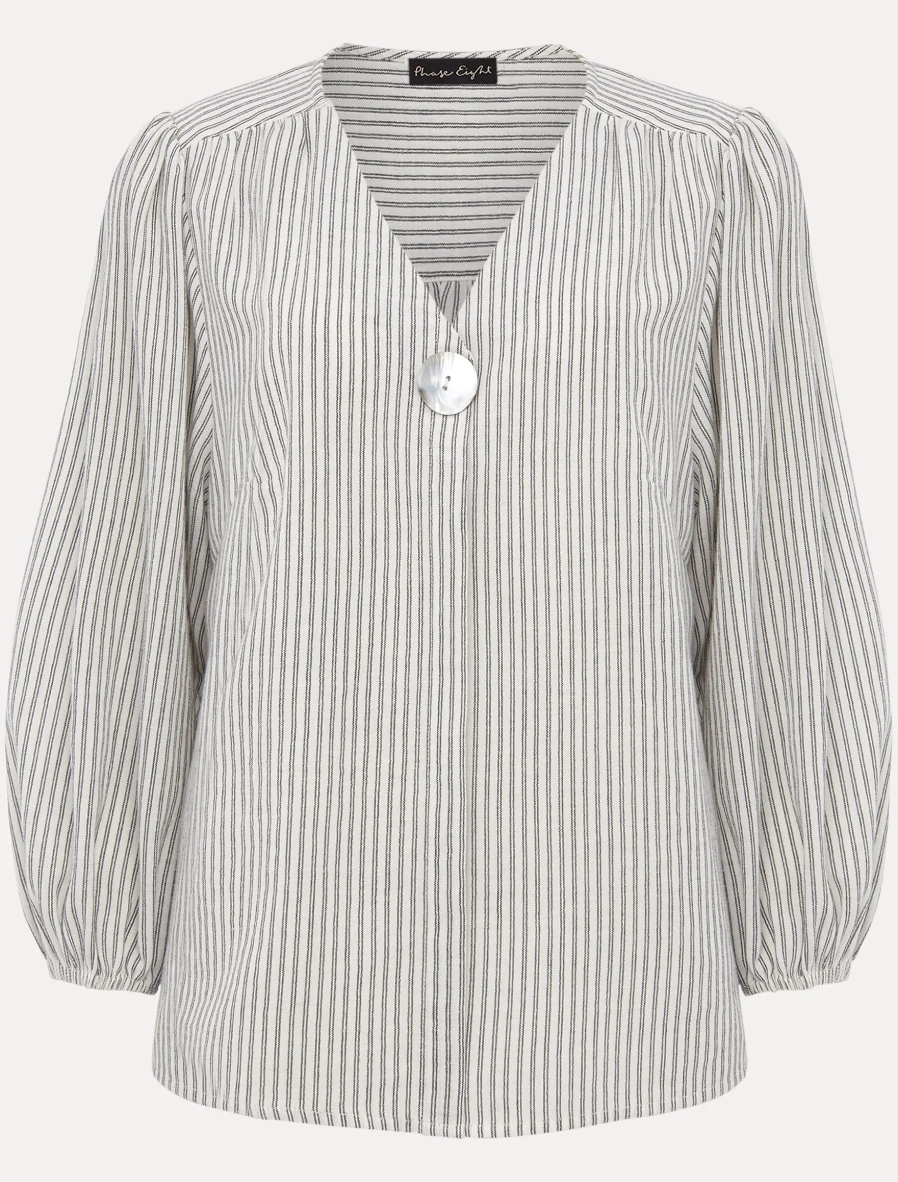 Shirts & Blouses^Phase Eight Agnes Stripe Blouse Ivory/Natural