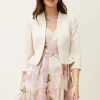 Jackets^Phase Eight Aisha Textured Occasion Jacket Oyster