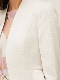 Jackets^Phase Eight Aisha Textured Occasion Jacket Oyster