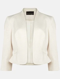Jackets^Phase Eight Aisha Textured Occasion Jacket Oyster