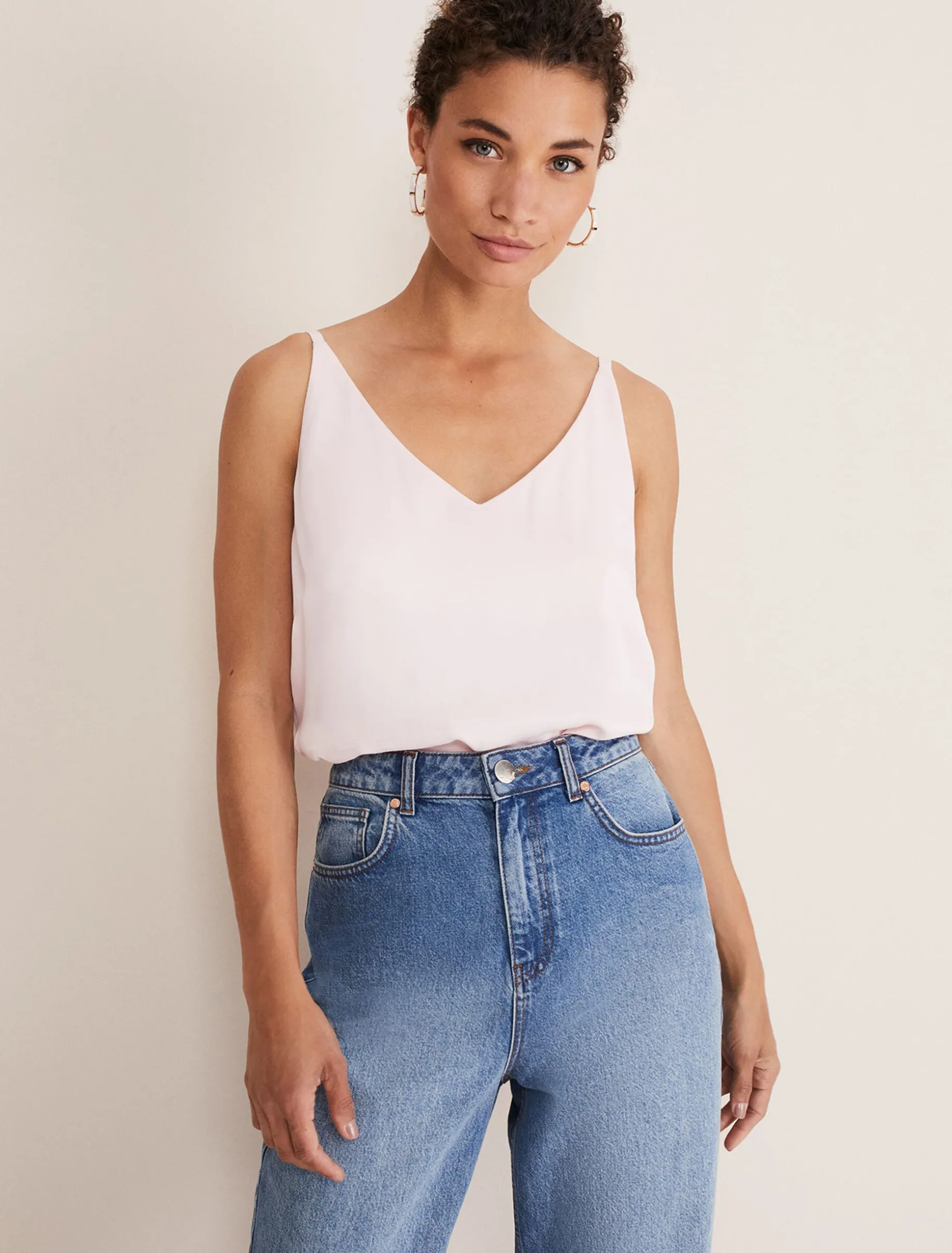 Tops & T-Shirts^Phase Eight Alanis Cami Top Pale Pink