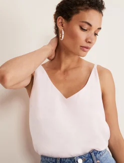 Tops & T-Shirts^Phase Eight Alanis Cami Top Pale Pink