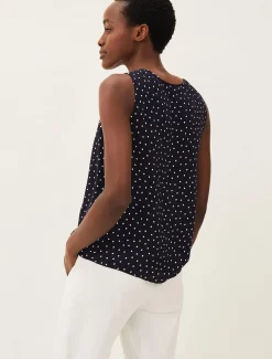 Shirts & Blouses^Phase Eight Alba Spot Cami Black