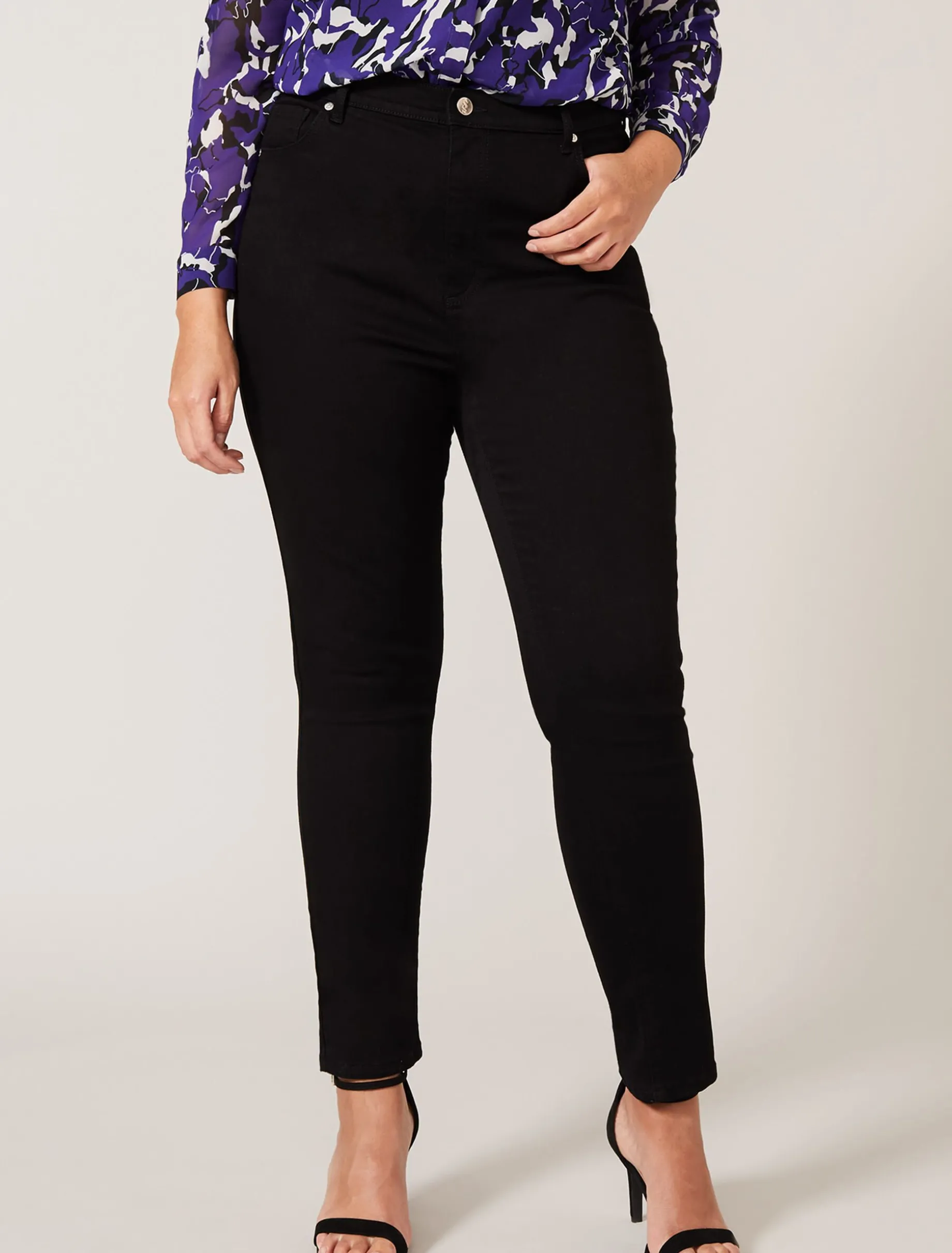 Jeans^Phase Eight Alex Slim Leg Jean Black