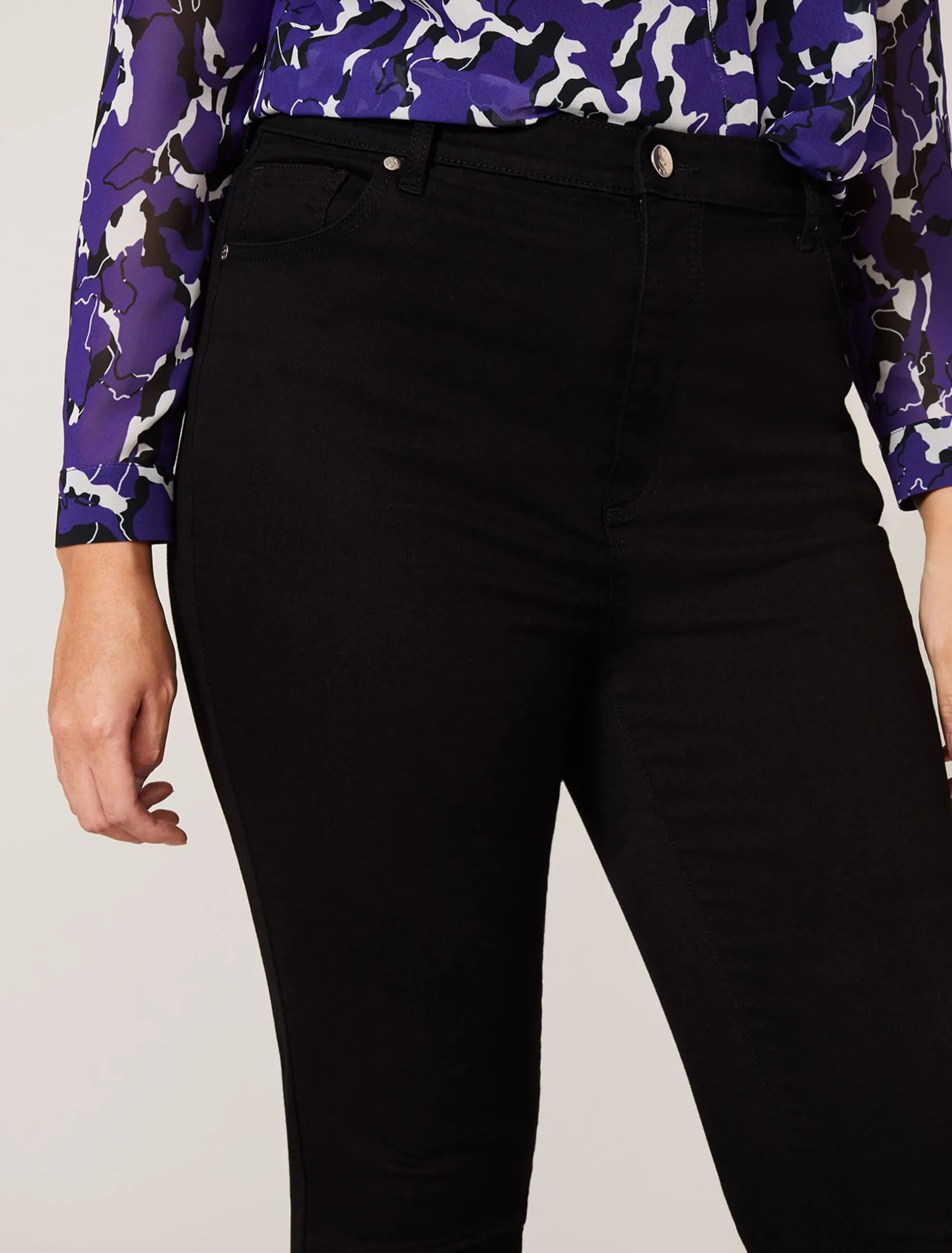 Jeans^Phase Eight Alex Slim Leg Jean Black