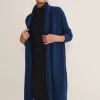 Knitwear^Phase Eight Alexa Fluffy Longline Cardigan Dark Teal