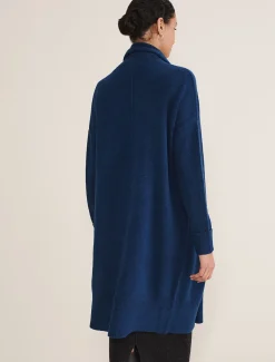 Knitwear^Phase Eight Alexa Fluffy Longline Cardigan Dark Teal