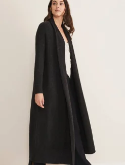 Knitwear^Phase Eight Alexa Maxi Cardigan Charcoal