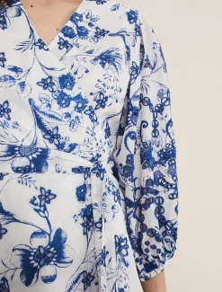 Shirts & Blouses^Phase Eight Alice Embroidered Blouse Blue/White