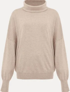 Knitwear^Phase Eight Alice Funnel Neck Co-Ord Jumper Mocha