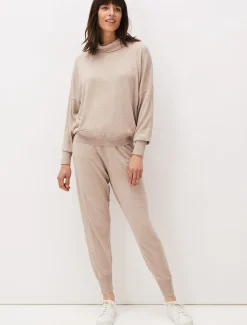 Trousers & Shorts^Phase Eight Alice Knitted Co-Ord Joggers Mocha