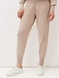 Trousers & Shorts^Phase Eight Alice Knitted Co-Ord Joggers Mocha