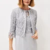 Jackets^Phase Eight Alisha Lace Jacket Mineral