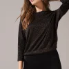 Knitwear^Phase Eight Allison Shimmer Knit Top Bronze