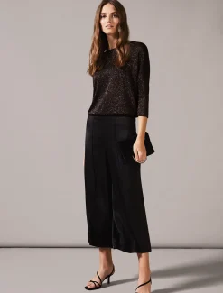 Knitwear^Phase Eight Allison Shimmer Knit Top Bronze