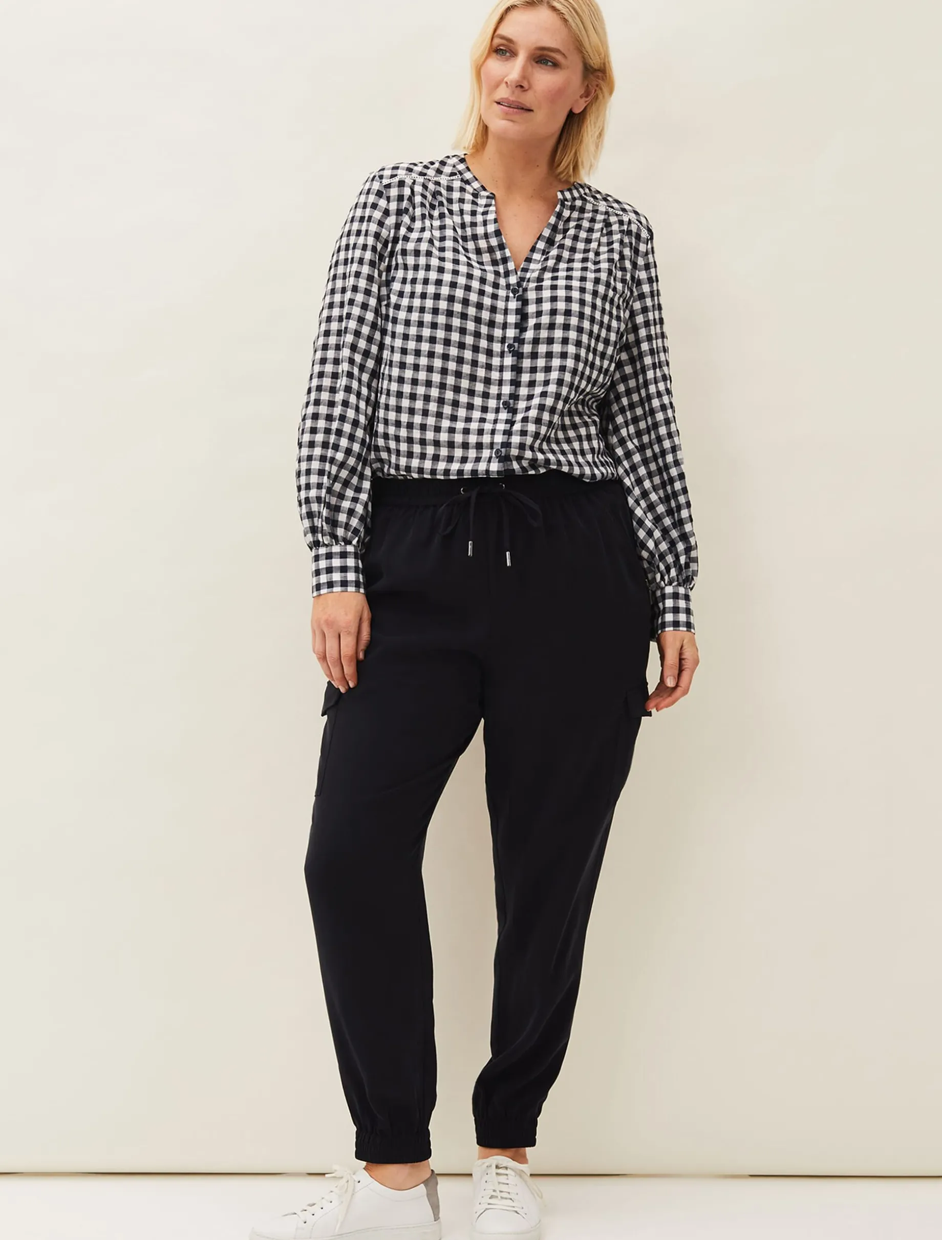 Trousers & Shorts^Phase Eight Alora Soft Cargo Jogger Navy