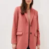 Coats^Phase Eight Amara Wool Coat Dark Coral