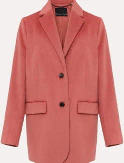 Coats^Phase Eight Amara Wool Coat Dark Coral
