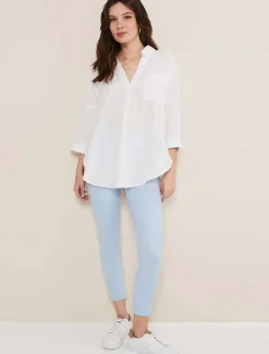 Trousers & Shorts^Phase Eight Amina Blue Jeggings Soft Blue
