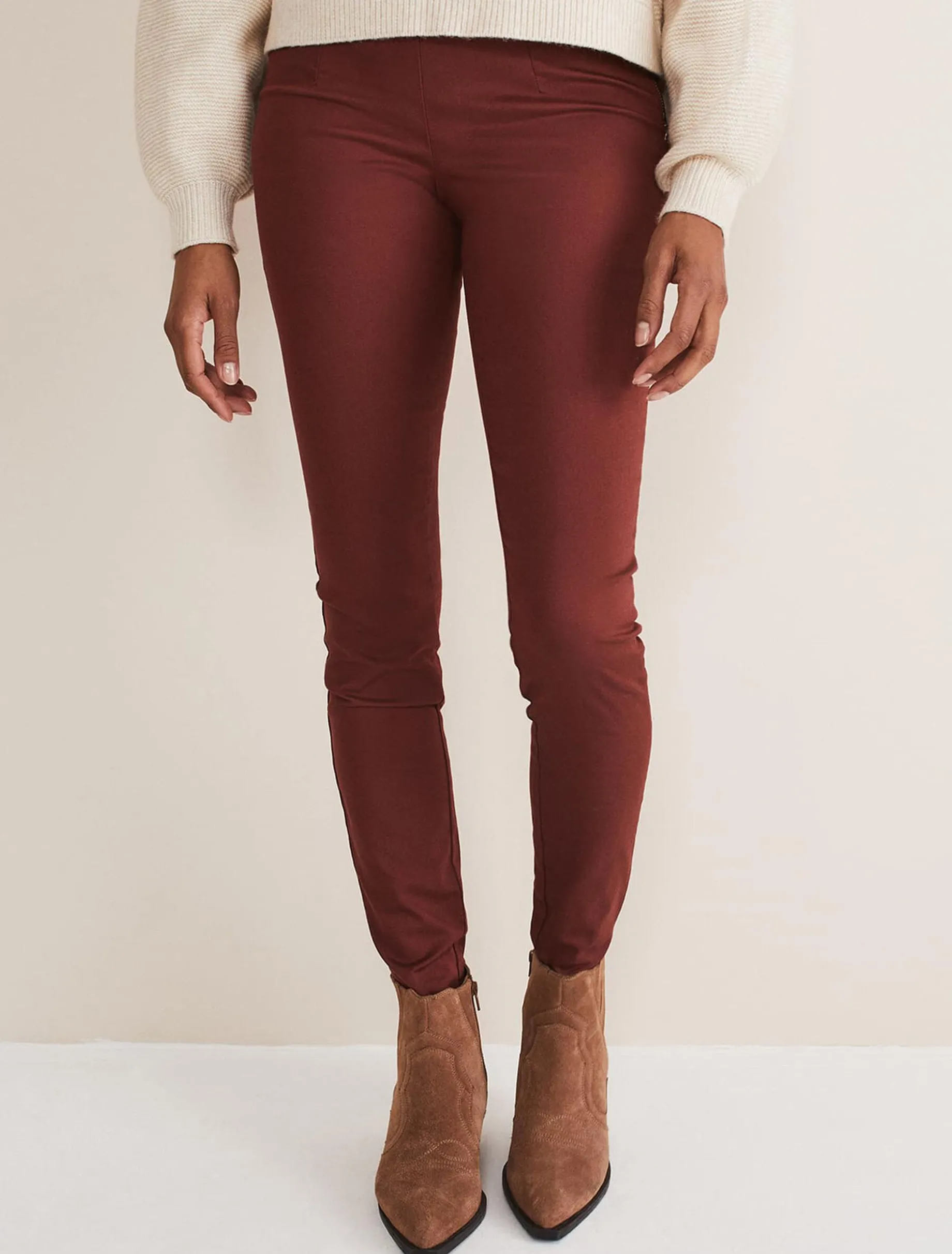Trousers & Shorts^Phase Eight Amina Jegging Conker