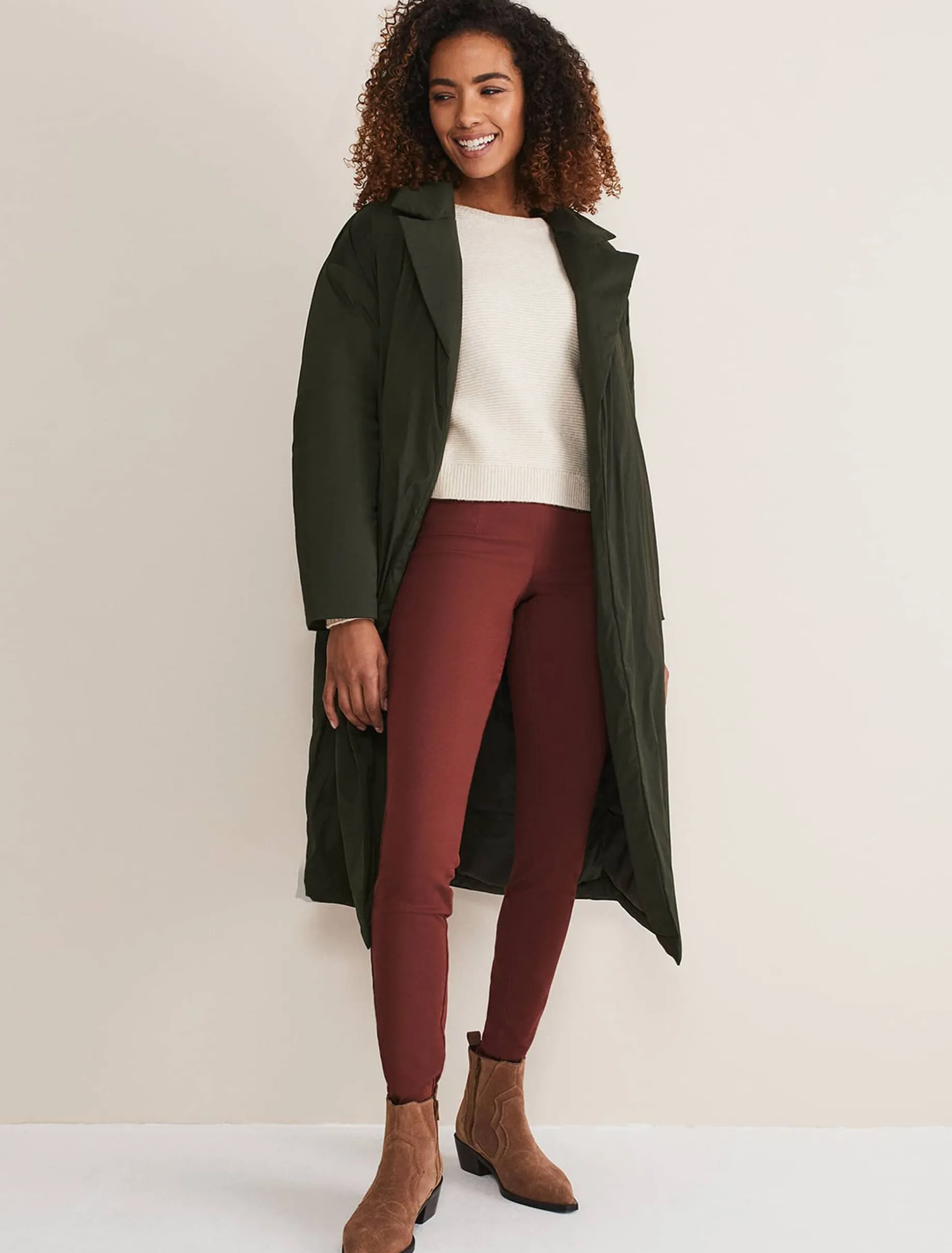 Trousers & Shorts^Phase Eight Amina Jegging Conker