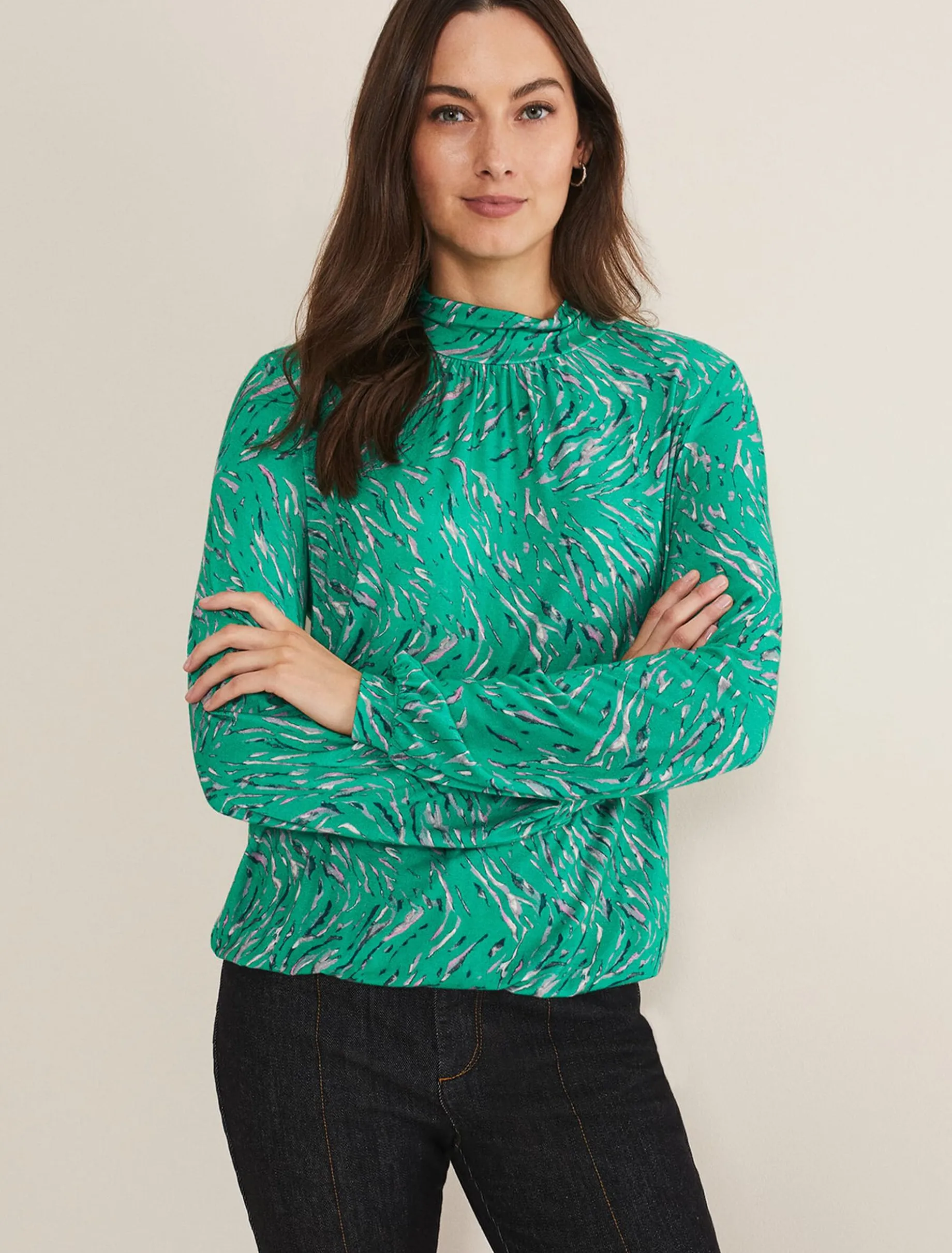 Tops & T-Shirts^Phase Eight Anamaria Bubble Top Apple Multi