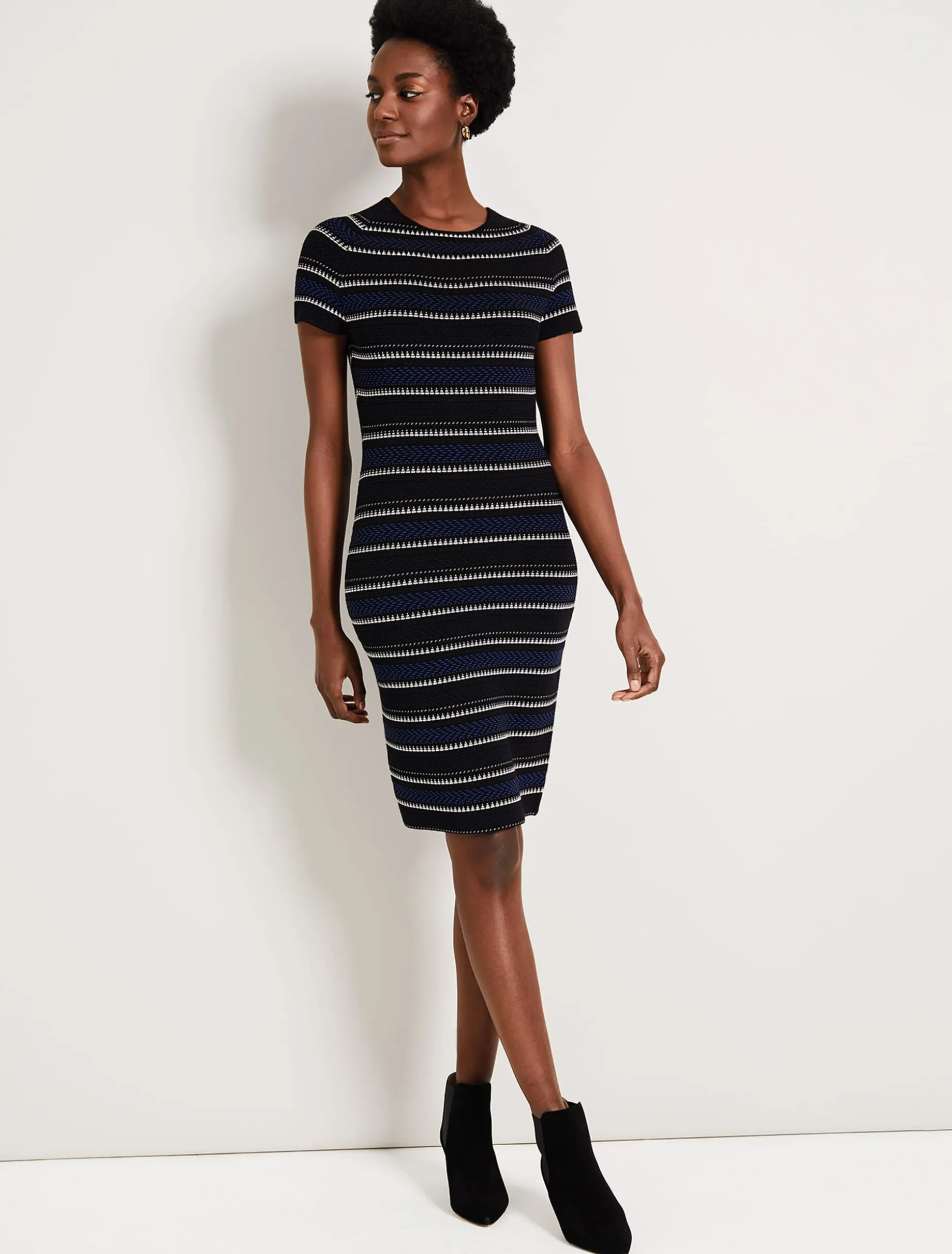 Dresses^Phase Eight Andia Knitted Dress Multi-Coloured