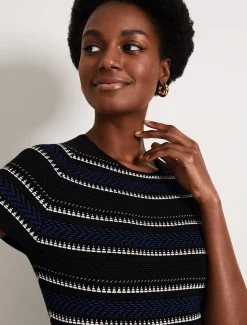 Dresses^Phase Eight Andia Knitted Dress Multi-Coloured
