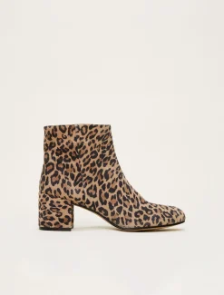 Heels^Phase Eight Animal Print Ankle Boot Multi-Coloured