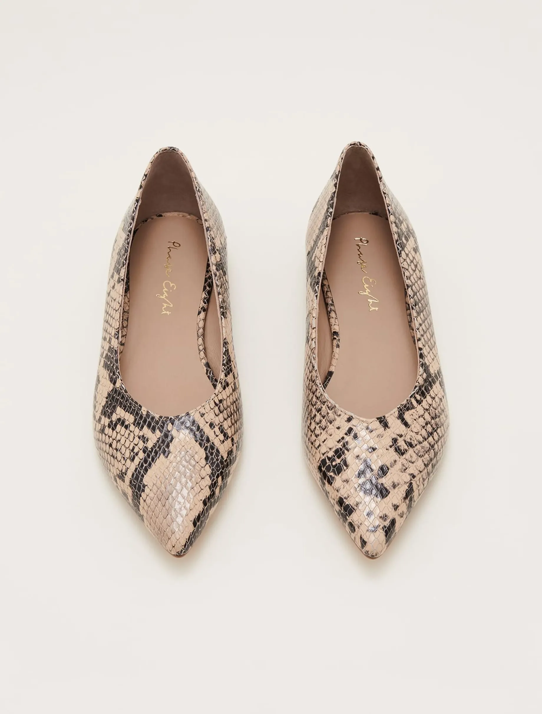 Flats^Phase Eight Animal Print Pump Snake