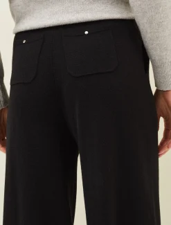 Trousers & Shorts^Phase Eight Annan Knitted Wide Leg Culottes Black