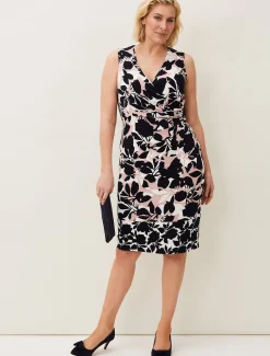 Dresses^Phase Eight Anoushka Floral Jersey Dress Multi-Coloured
