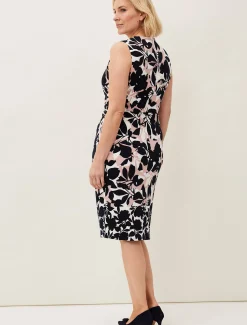 Dresses^Phase Eight Anoushka Floral Jersey Dress Multi-Coloured