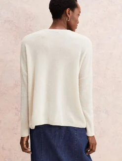 Knitwear^Phase Eight Arabella Cashmere Cardigan Buttermilk