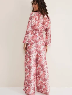 Trousers & Shorts^Phase Eight Arabella Print Trousers Sunset/Multi