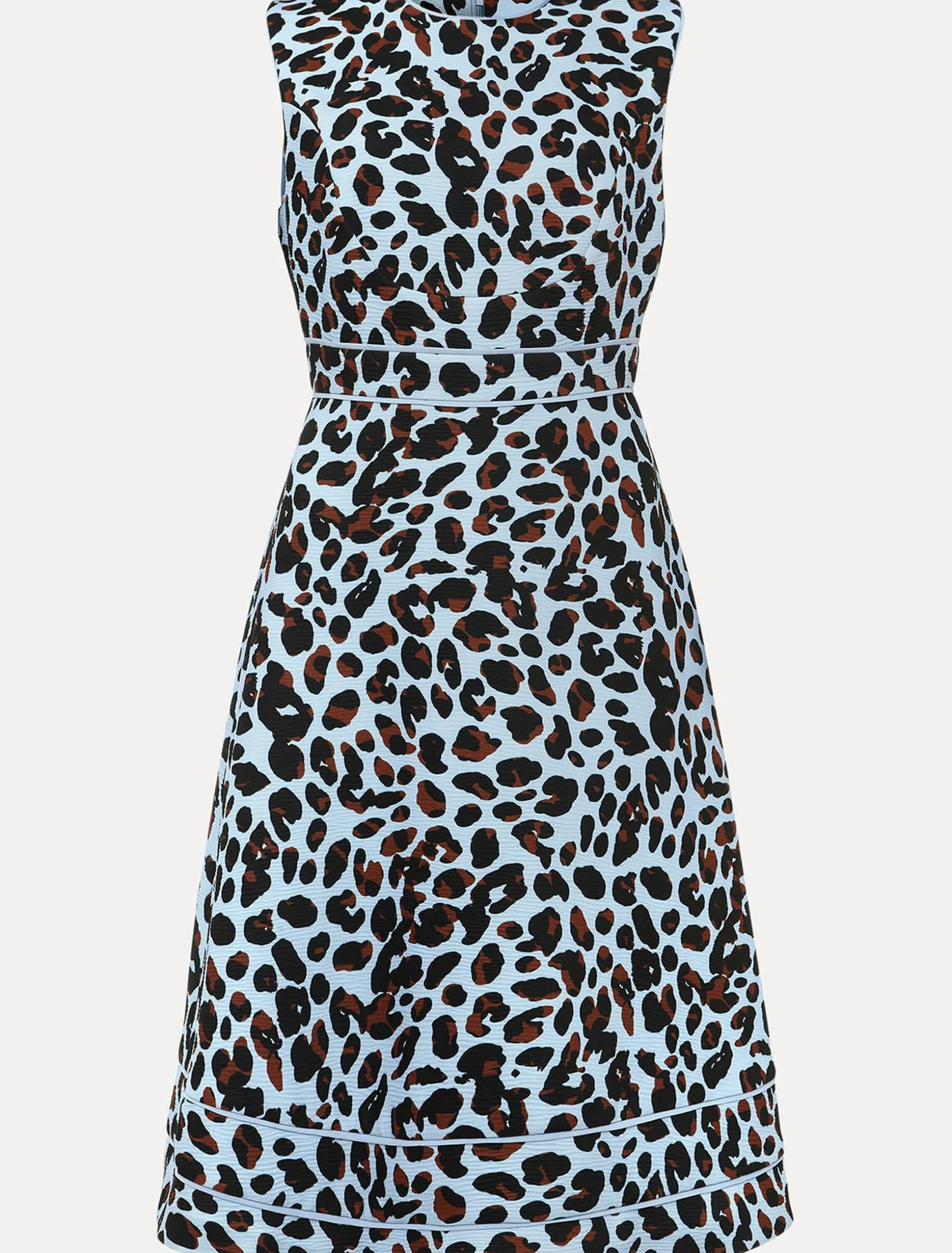 Dresses^Phase Eight Arizona Leopard Dress Blue Multi