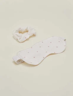 Pyjamas^Phase Eight Ashai Dobby Spot Pj Set Ivory/Pink