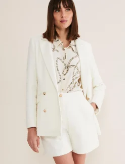 Jackets^Phase Eight Auden Blazer Cream